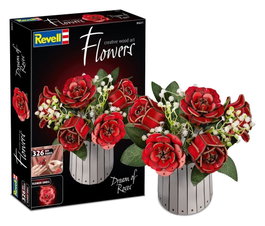 Revell Dream of Roses Fleurs en bois 22 cm