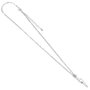 THE CARAT SHOP - Pendentif Éclair Harry Potter - Collier en Chaîne Argentée de 40 cm avec Extenseur - Alliage de Zinc