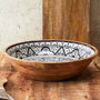 Home Deco Factory Ensaladera Mirage Dune Negro 33 cm