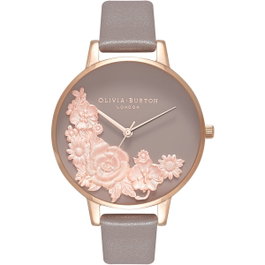 Olivia Burton OB16FS99 Floral Bouquet - Montre analogique rose et gris
