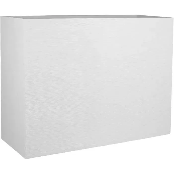 EDA Plastique - Bac à fleurs Muret Loft Graphit, 46 L, 78.5 x 29.5 x 60 cm, Blanc Cérusé, Anti-UV et Résistant au Gel, Fabriqué en France EDA Plastique - Bac à fleurs Muret Loft Graphit, 46 L, 78.5 x 29.5 x 60 cm, Blanc Cérusé, Anti-UV et Résistant au Gel, Fabriqué en France