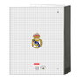 Safta Classeur à anneaux Real Madrid C.F. 24/25 Blanc et Gris A4