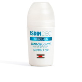 ISDIN Lambda Control Déodorant Roll-On Emulsion 50 ml sans alcool, Protection 48h pour peaux sensibles