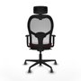 Piqueras y Crespo Chaise de Bureau 1D036G2 Bordeaux