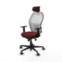 Piqueras y Crespo Chaise de Bureau 1D036G2 Bordeaux