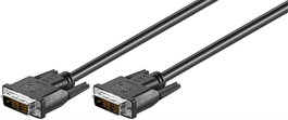 MicroConnect Câble DVI-D Single Link Full HD, 1m, Noir
