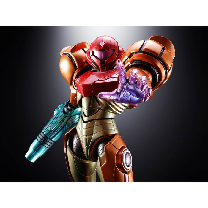 Bandai Tamashii Nations Metroid Prime 4: Beyond figurine Diecast Chogokin Samus Aran LED 21 cm