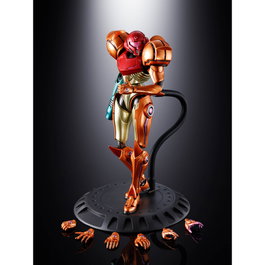 Bandai Tamashii Nations Metroid Prime 4: Beyond figurine Diecast Chogokin Samus Aran LED 21 cm