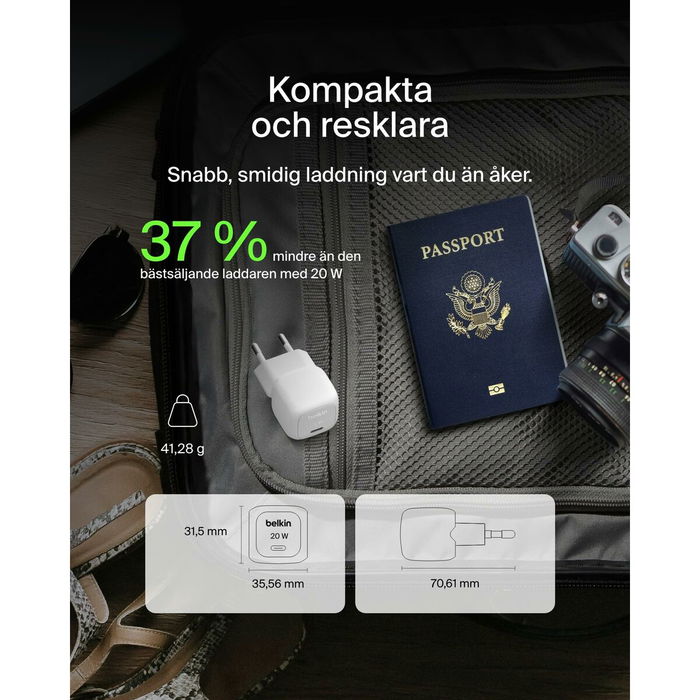 Câble Lightning Belkin WCA009KQ1MWH-B6 Blanc