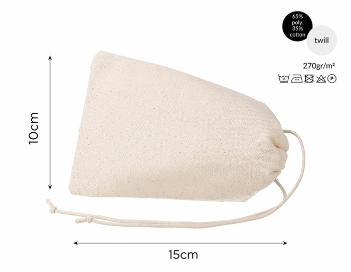 Innspiro Lot de 50 mini sacs en coton 10x15 cm