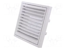 DOSPEL S.A. Grille de ventilation série KR blanc, lot de 20 pièces