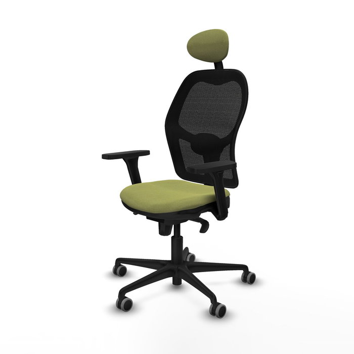 Piqueras y Crespo Chaise de Bureau avec Appui-tête Jorquera 3D036G1 Vert