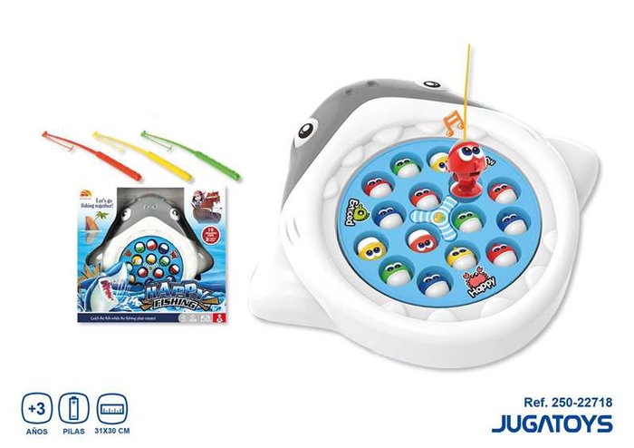 JugaToys Jeu Pesca Tiburon avec musique 31x30 cm