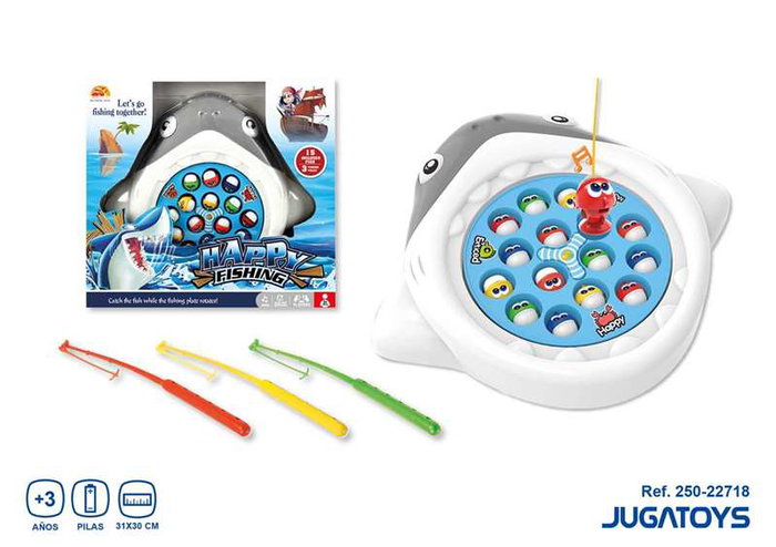 JugaToys Jeu Pesca Tiburon avec musique 31x30 cm