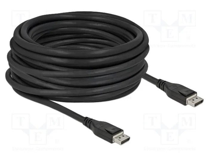 DELOCK Câble DisplayPort 1.4 noir 12m DELOCK Câble DisplayPort 1.4 noir 12m