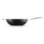 Le Creuset Wok / Poêle à frire Toughened Non-Stick 30cm Noir et Acier inoxydable