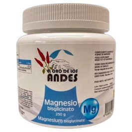 EL ORO DE LOS ANDES Bisglycinate de Magnésium 350 mg Poudre 250 g