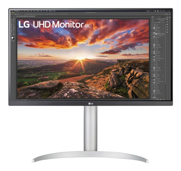 LG 27UP850K-W Moniteur 27'' 4K UHD IPS USB-C HDR400 LG 27UP850K-W Moniteur 27'' 4K UHD IPS USB-C HDR400