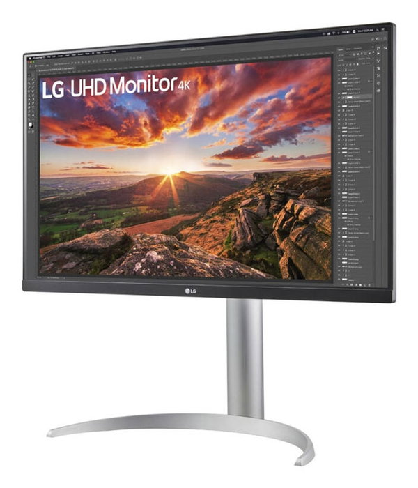 LG 27UP850K-W Moniteur 27'' 4K UHD IPS Argent