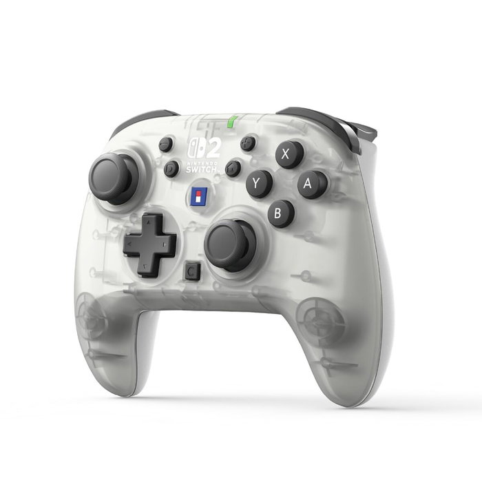 Hori HORIPAD Turbo Frost - Manette sans fil Blanc et transparent pour Nintendo Switch 2