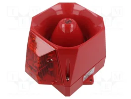 WERMA Avertisseur lumineux-sonore rouge 9÷60VDC