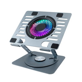 Coolbox Support Refroidisseur Portable Coolair avec Ventilateur RGB Ajustable 17"