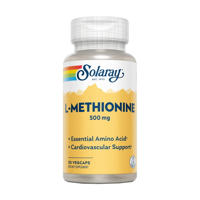 Solaray L-Méthionine 500 mg 30 capsules Solaray L-Méthionine 500 mg 30 capsules