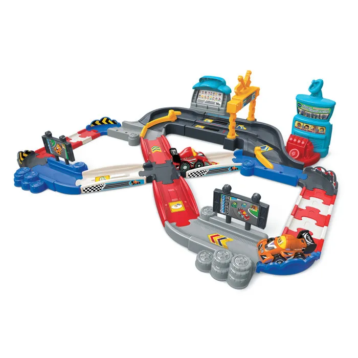 Vtech Tut Tut Bolides Super Circuit Racing avec Eliott, Top Pilote - Multicolore Vtech Tut Tut Bolides Super Circuit Racing avec Eliott, Top Pilote - Multicolore