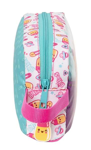 The Bellies - Porte-repas isotherme pour enfant, 21.5 x 12 x 6.5 cm - 3 ans - Polyester 300D - Blanc, Turquoise, Mauve The Bellies - Porte-repas isotherme pour enfant, 21.5 x 12 x 6.5 cm - 3 ans - Polyester 300D - Blanc, Turquoise, Mauve