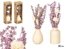 GIFTDECOR Petit vase haut lavande modèles assortis