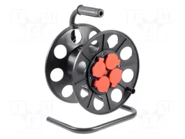 JONEX Enrouleur pour cordon IP44 avec 4 prises CEE 7/5 (E)