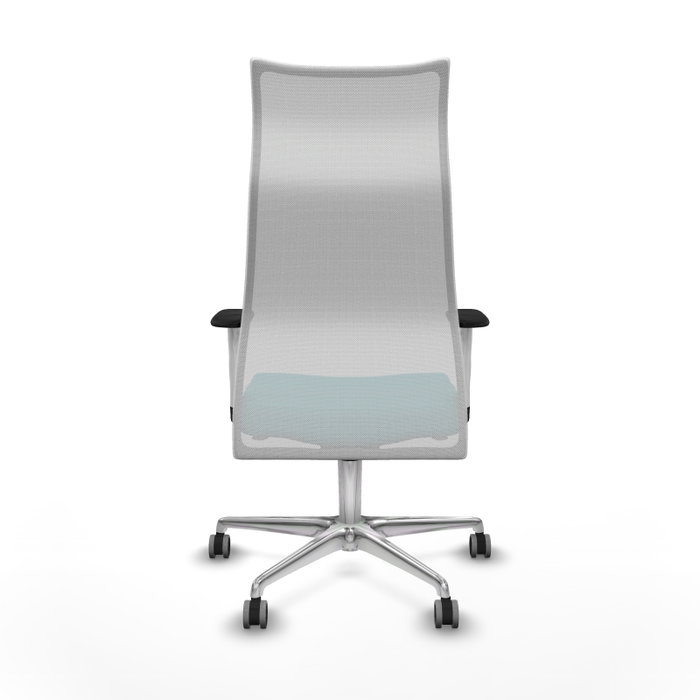 Piqueras y Crespo Albacete Chaise de Bureau Turquoise et Blanc