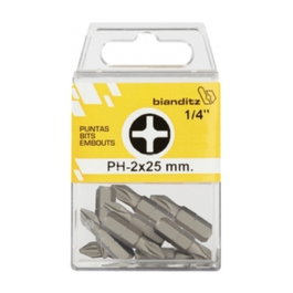 BIANDITZ Blister de 5 pointes PH 2 - 25 mm