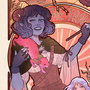 Critical Role impression Art Laura Bailey: 10th Anniversary Art Nouveau Illustrations 46 x 28 cm - non encadrée
