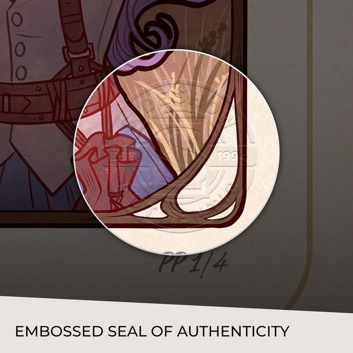 Critical Role impression Art Laura Bailey: 10th Anniversary Art Nouveau Illustrations 46 x 28 cm - non encadrée