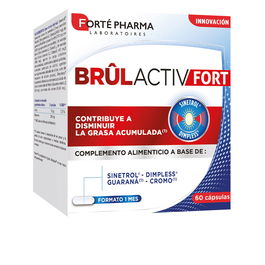 Forté Pharma BRÛLACTIV FORT Complément Alimentaire 60 Gélules avec Sinetrol®, Dimpless® et Guarana