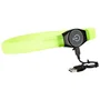 Kerbl Collier LED Rechargeable USB pour Chien Maxi Safe, 2 Modes (Clignotant/Fixe), Vert, Longueur Ajustable 65 cm, Largeur 10 mm, Imperméable IPX7