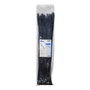 Edm Collier de serrage nylon noir 450 x 8 mm lot de 100 UV résistant -55 kg