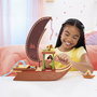 Mattel Vaiana 2 Canoa de aventuras Disney Princess Catamarán flottant avec poupée et accessoires pour enfants 3 ans et plus (version multilingue)