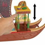 Mattel Grand Catamaran Vaiana 2 Disney Princess avec Poupée et HeiHei