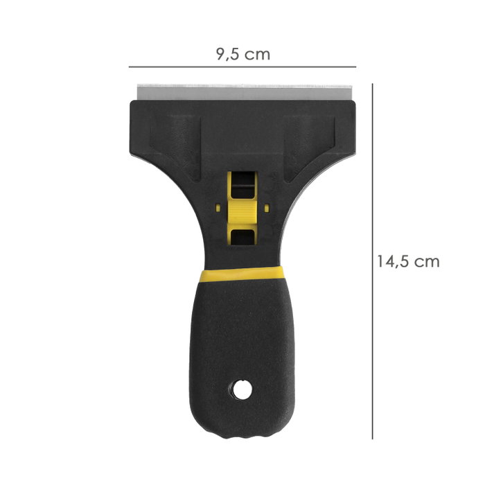 WOLFPACK LINEA PROFESIONAL Grattoir à vitre professionnel rétractable lame 90 mm