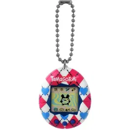 Bandai Tamagotchi Original - Argyle Heart - Jouet de compagnie virtuel portable avec 7 personnages évolutifs