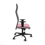 Piqueras y Crespo Chaise de Bureau Albacete XL Rose et Noir