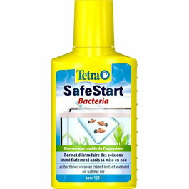Tetra SafeStart - Conditionneur d'eau avec bactéries vivantes pour aquarium, sécurise et accélère le démarrage, prévient les pics de nitrites, 100 ml