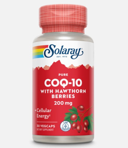 SOLARAY Pure CoQ10 200mg 30 capsules