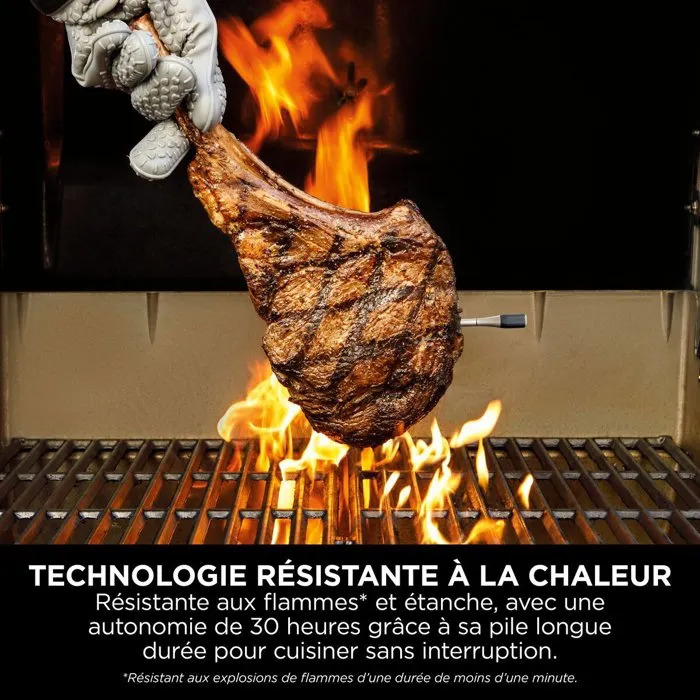 Ninja Thermosonde connectée sans fil WP100EU ProChef - Bluetooth/Wi-Fi - Cuisson et grill