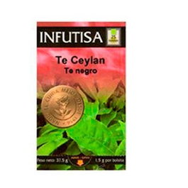 INFUTISA Thé Noir Ceylan 25 Sachets