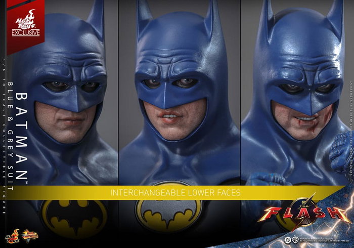 The Flash figurine Movie Masterpiece 1/6 Batman (Blue & Grey Suit) Limited Edition Hot Toys Exclusive 30 cm The Flash figurine Movie Masterpiece 1/6 Batman (Blue & Grey Suit) Limited Edition Hot Toys Exclusive 30 cm