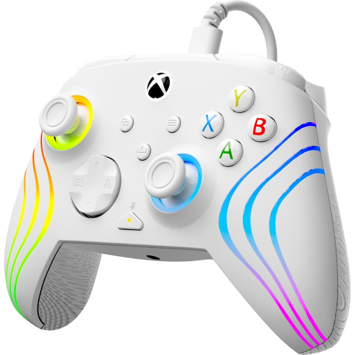 Turtle Beach Afterglow Wave Manette de jeu RGB Filaire - Blanc Turtle Beach Afterglow Wave Manette de jeu RGB Filaire - Blanc