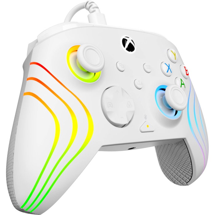 Turtle Beach Afterglow Wave Manette de jeu RGB Filaire - Blanc Turtle Beach Afterglow Wave Manette de jeu RGB Filaire - Blanc